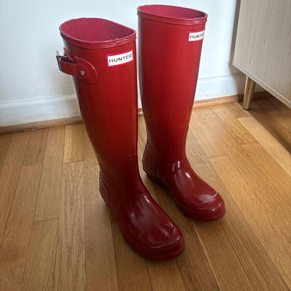 Hunter Classic Red Waterproof Boots